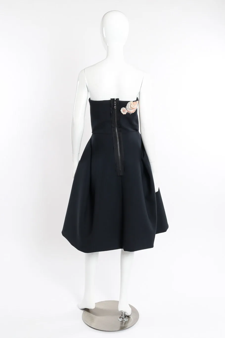 2013 F/W Strapless Floral Appliqué Dress