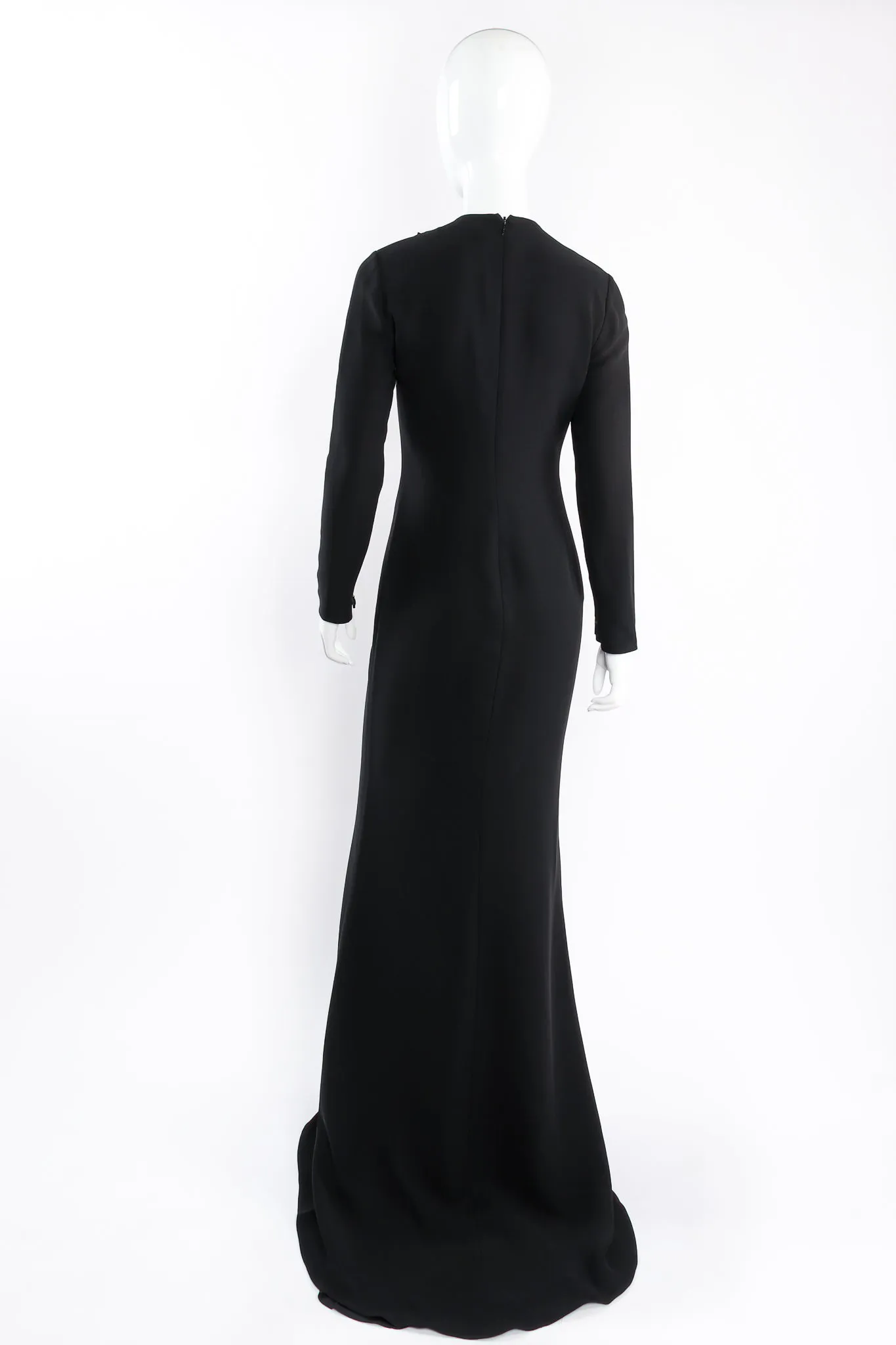2015 Rhinestone Lace-Front Gown