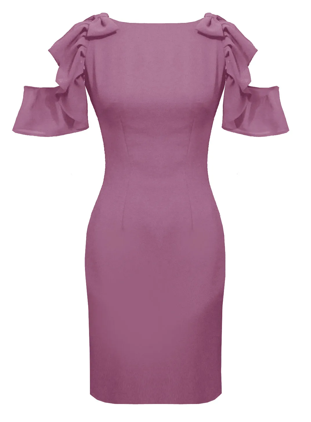 Adelaide Cocktail Dress with Draped Sleeve