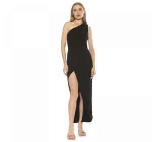 Alexia Admor Women's Alessi One Shoulder Draped Maxi Dress D3887
