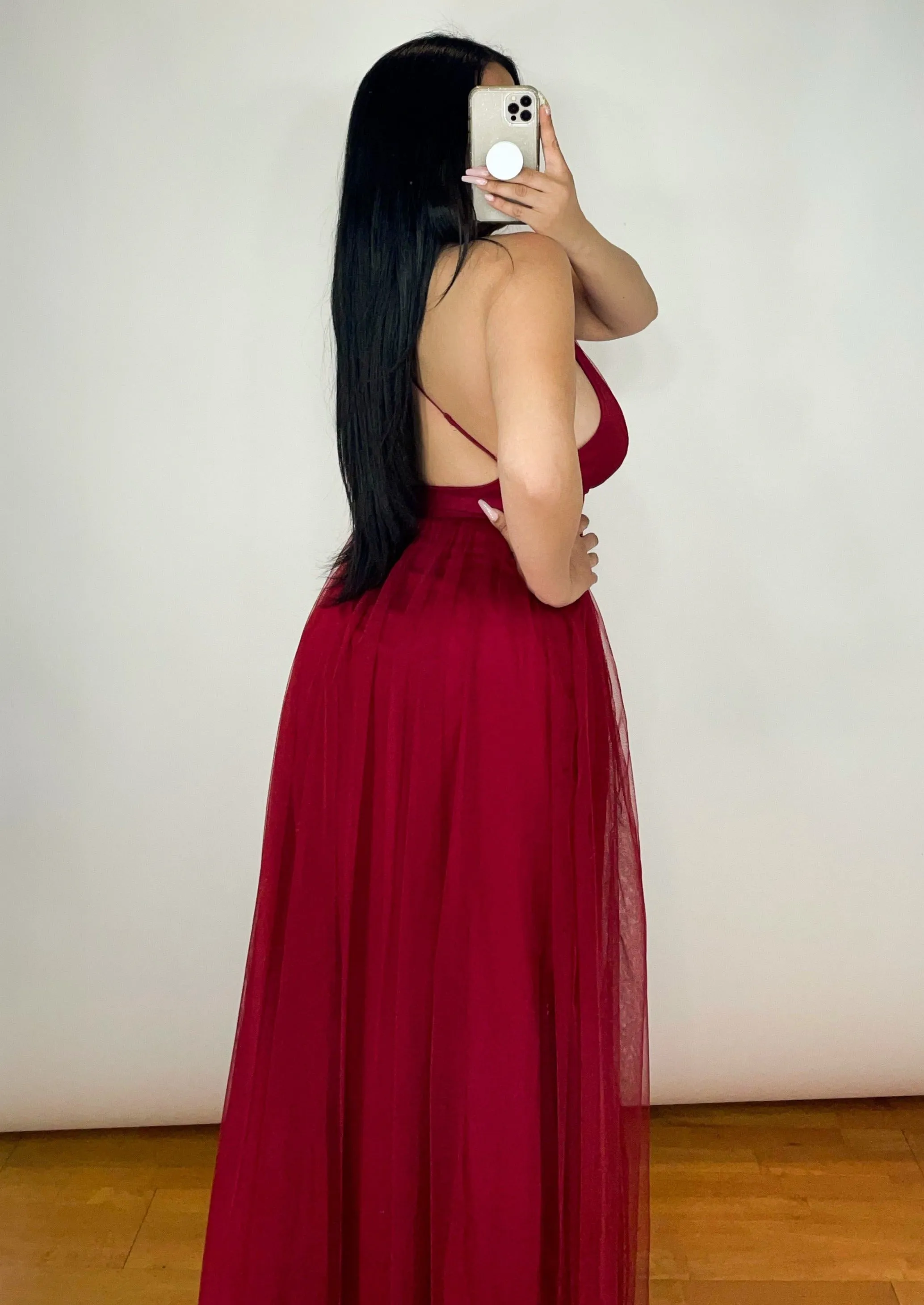 ALEXINA dress (Burgundy)