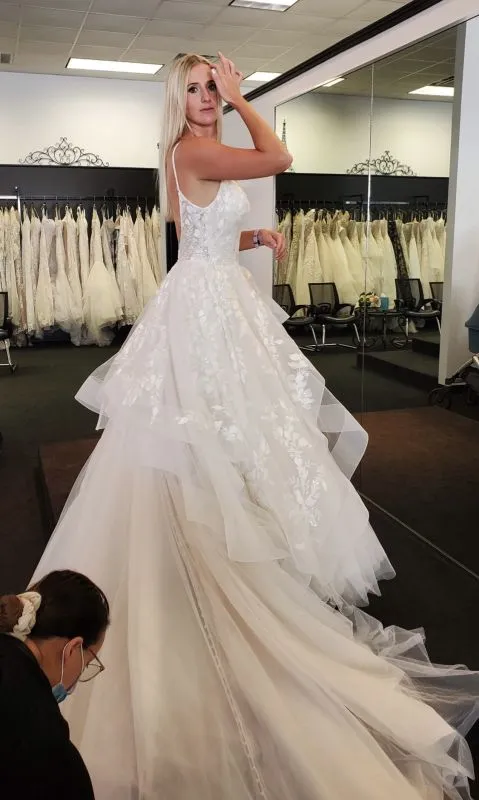 Allure Size 12 9721 Ivory Gown