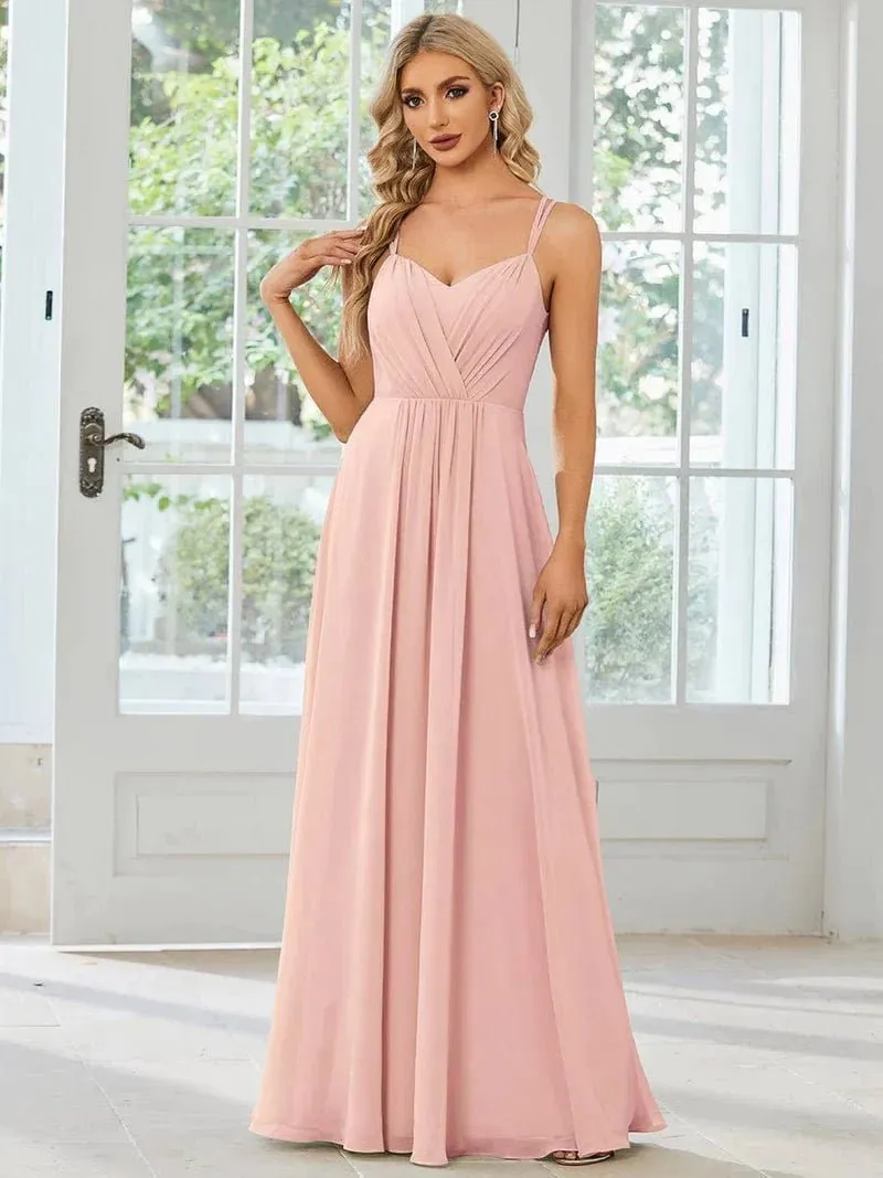 Aminata light pink gown with lace up back s8 Express NZ wide