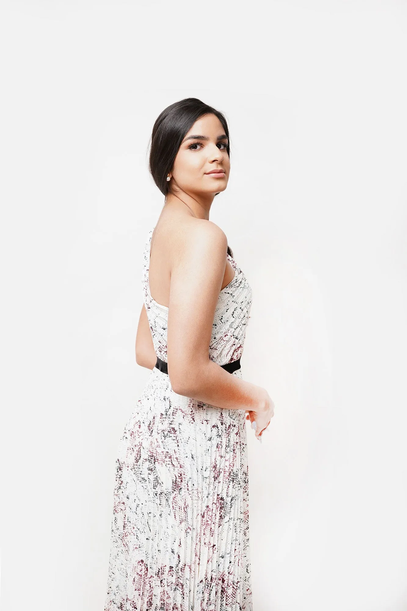 Anaelle One Shoulder Maxi Dress