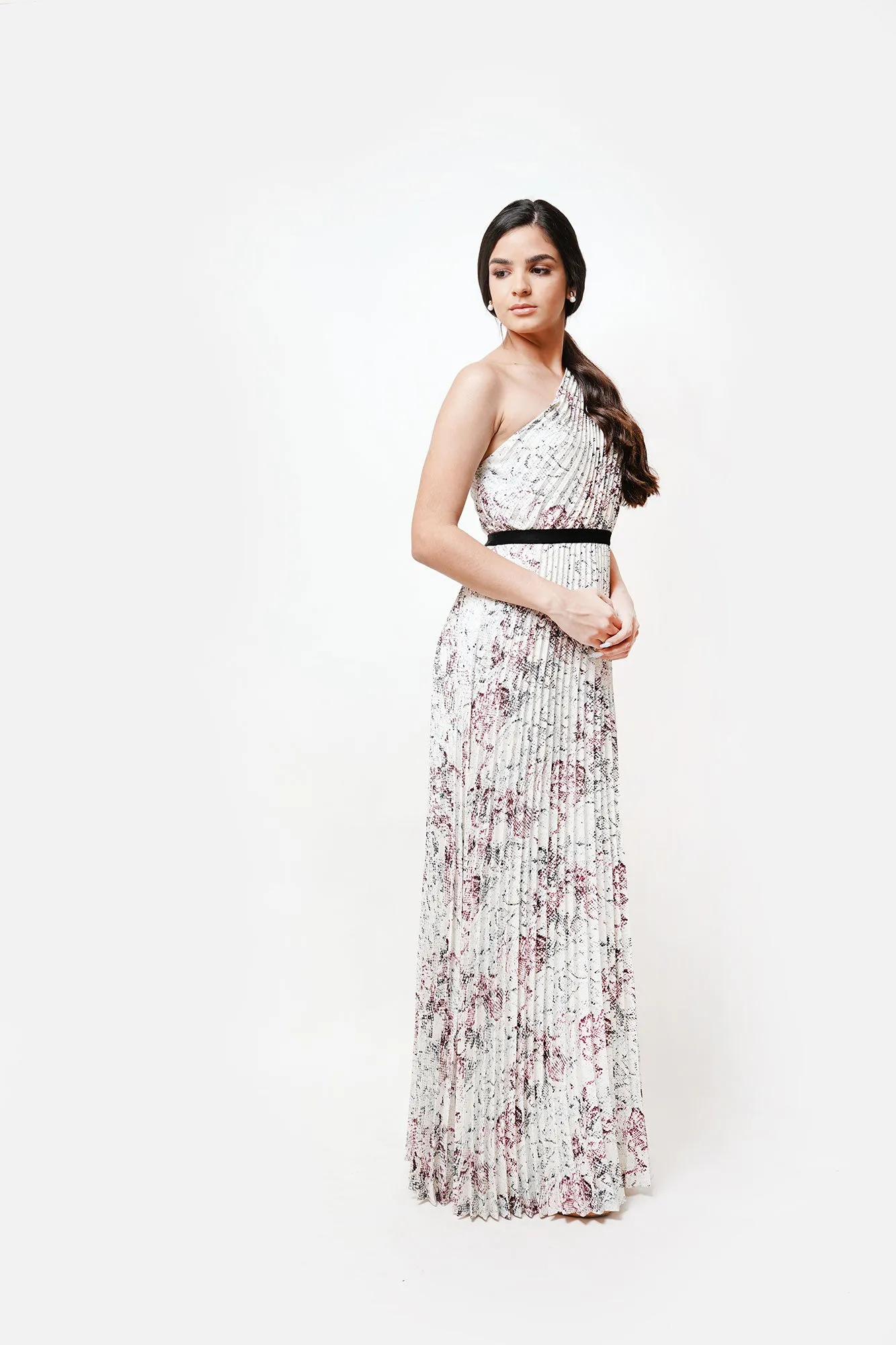 Anaelle One Shoulder Maxi Dress