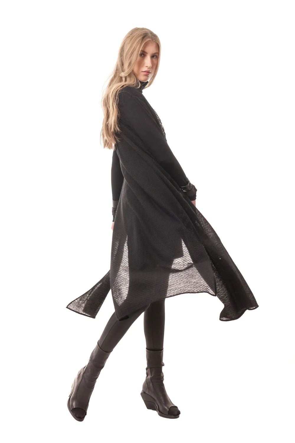 Arezzo Convertible Button Down Draped Overlay