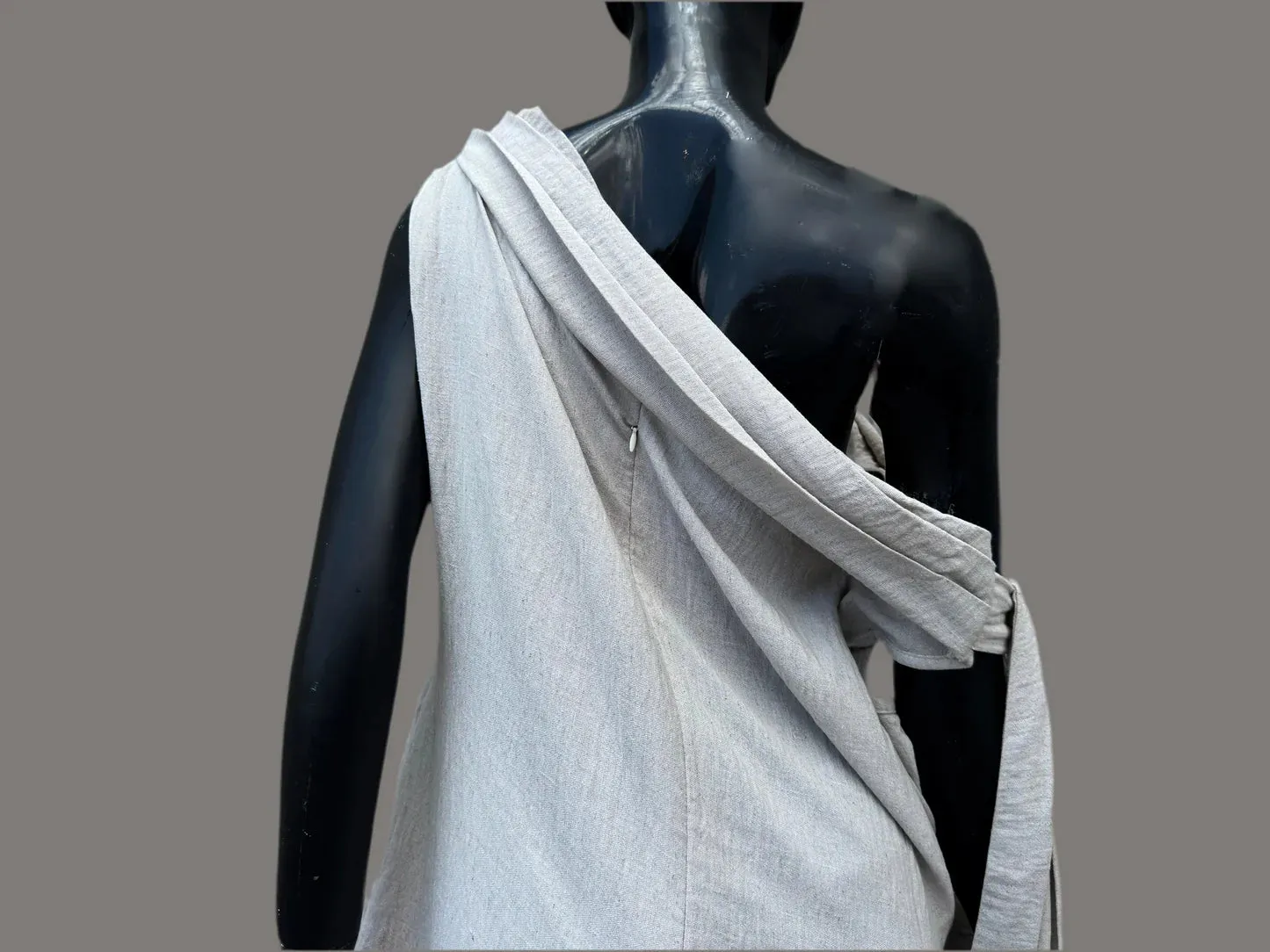 Asymmetric one shoulder dress