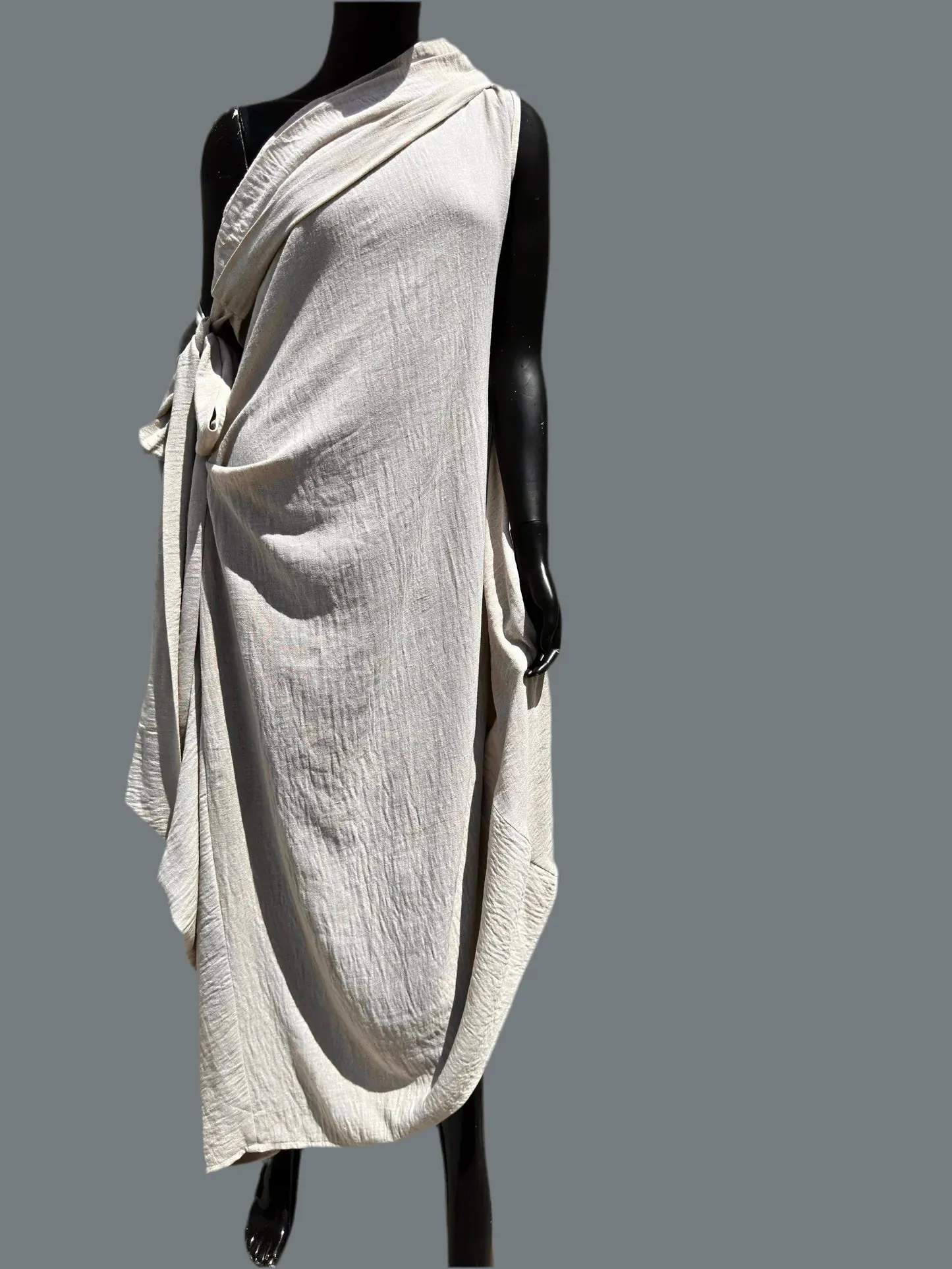 Asymmetric one shoulder dress