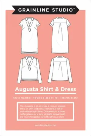 Augusta Shirt and Dress Size 0 - 18 -- Grainline Studios
