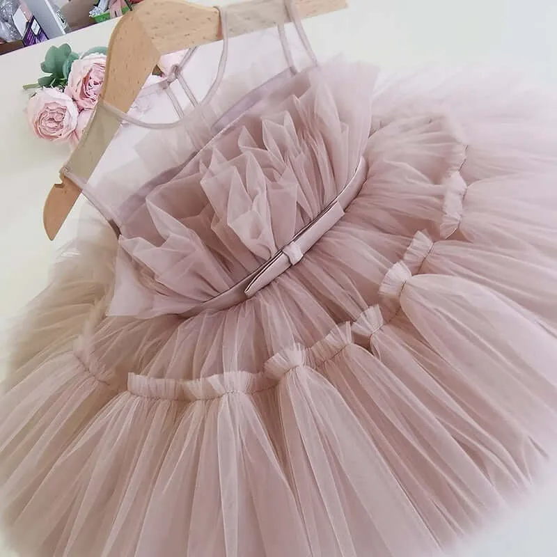 Baby Girl Dress Cute Bow Newborn Princess Dresses
