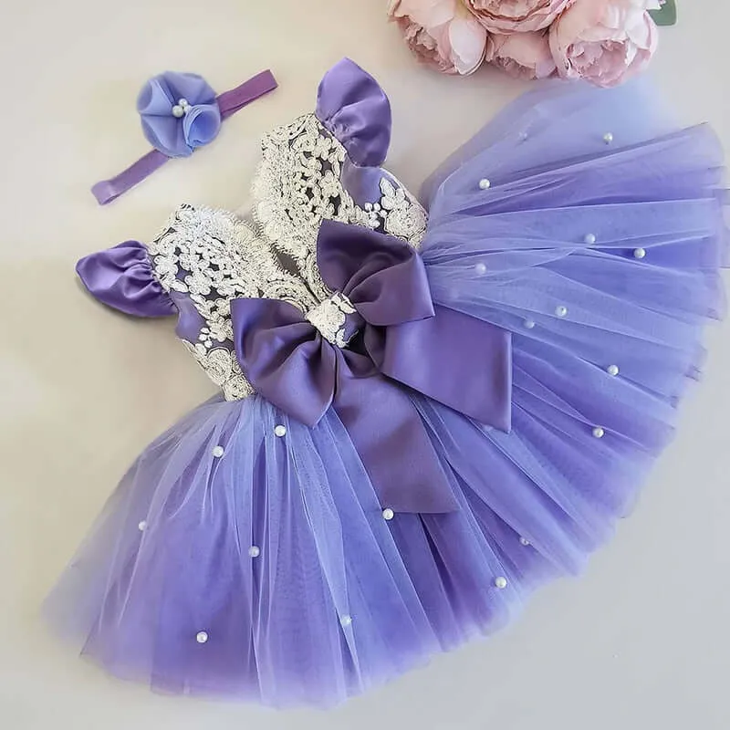 Baby Girl Dress Cute Bow Newborn Princess Dresses