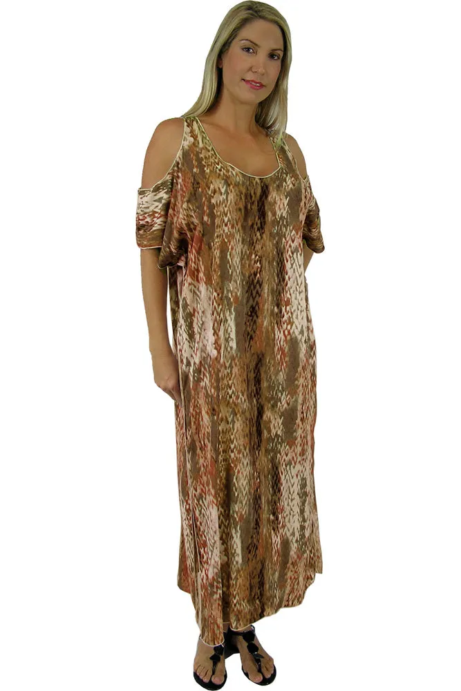 Bamboo Dress "Abstract Snake" print
