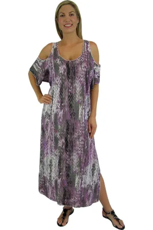 Bamboo Dress "Abstract Snake" print