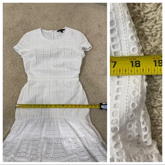Banana Republic White eyelet midi dress!