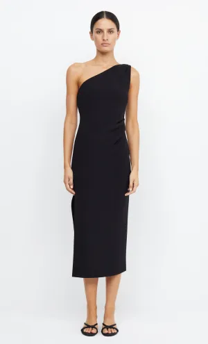 BE MINE ASYM DRESS - BLACK