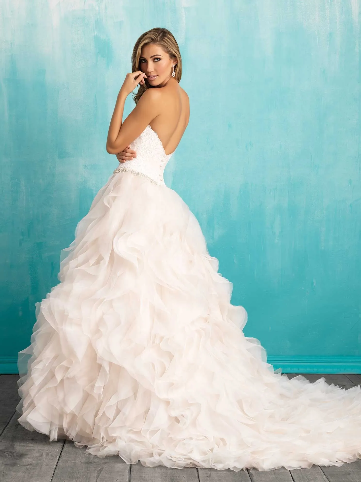 Beaded Belt Ballgown