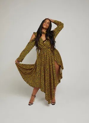 Belle | Floral Print Maxi Dress