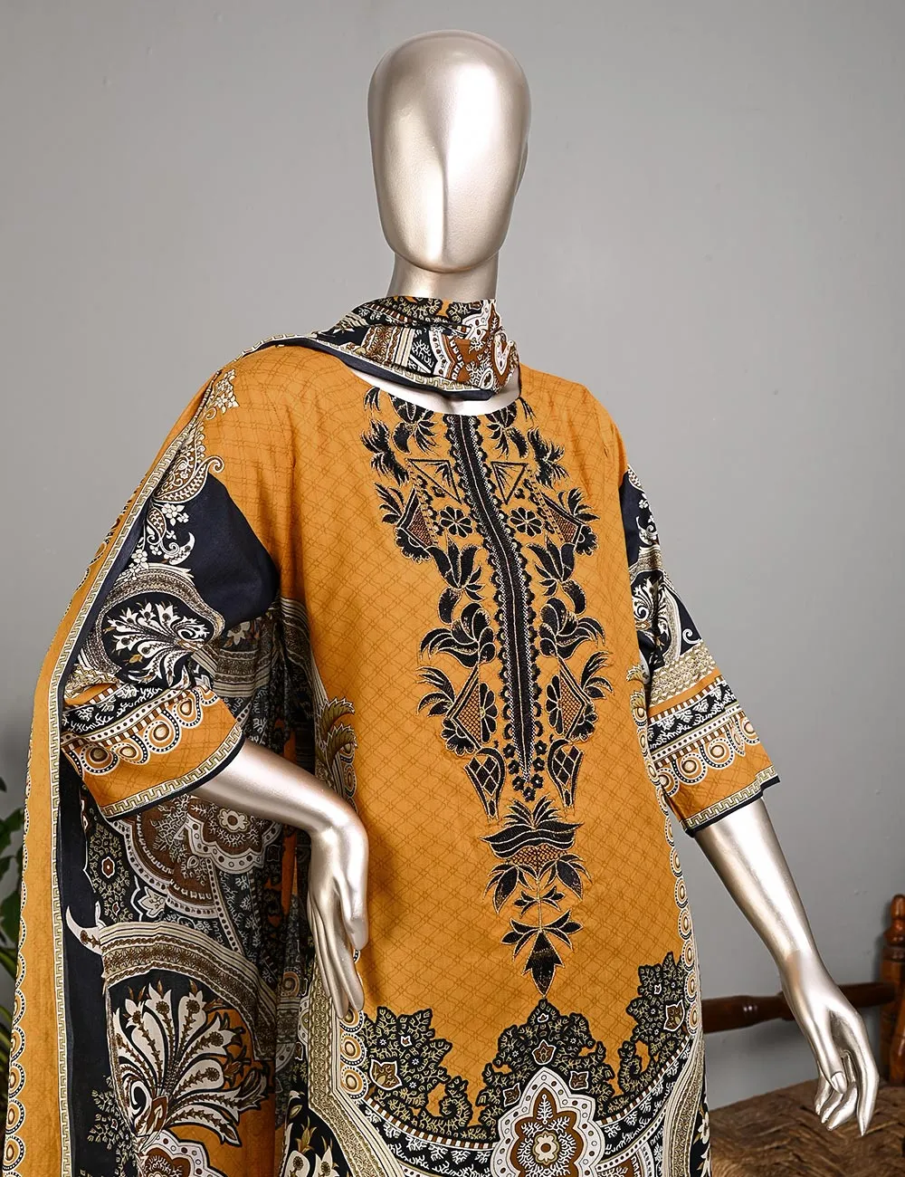 BLC-03 - Picturesque | Un-Stitched Embroidered Lawn Dress