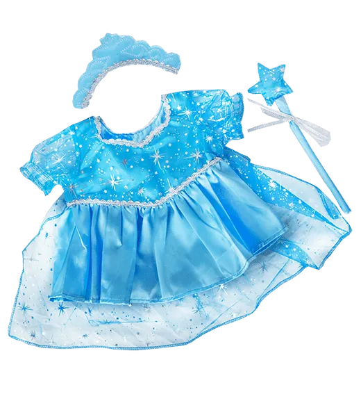 Blue Snow Princess Gown