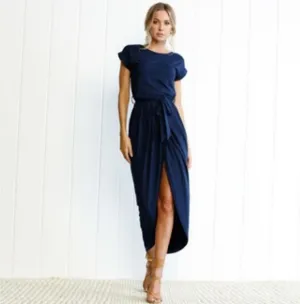 Bohemian Asymmetrical Beach Dress