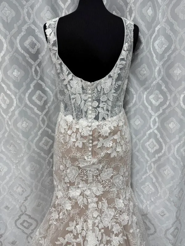 Bridal Sense Size 20 6198NU Ivory/Nude Gown