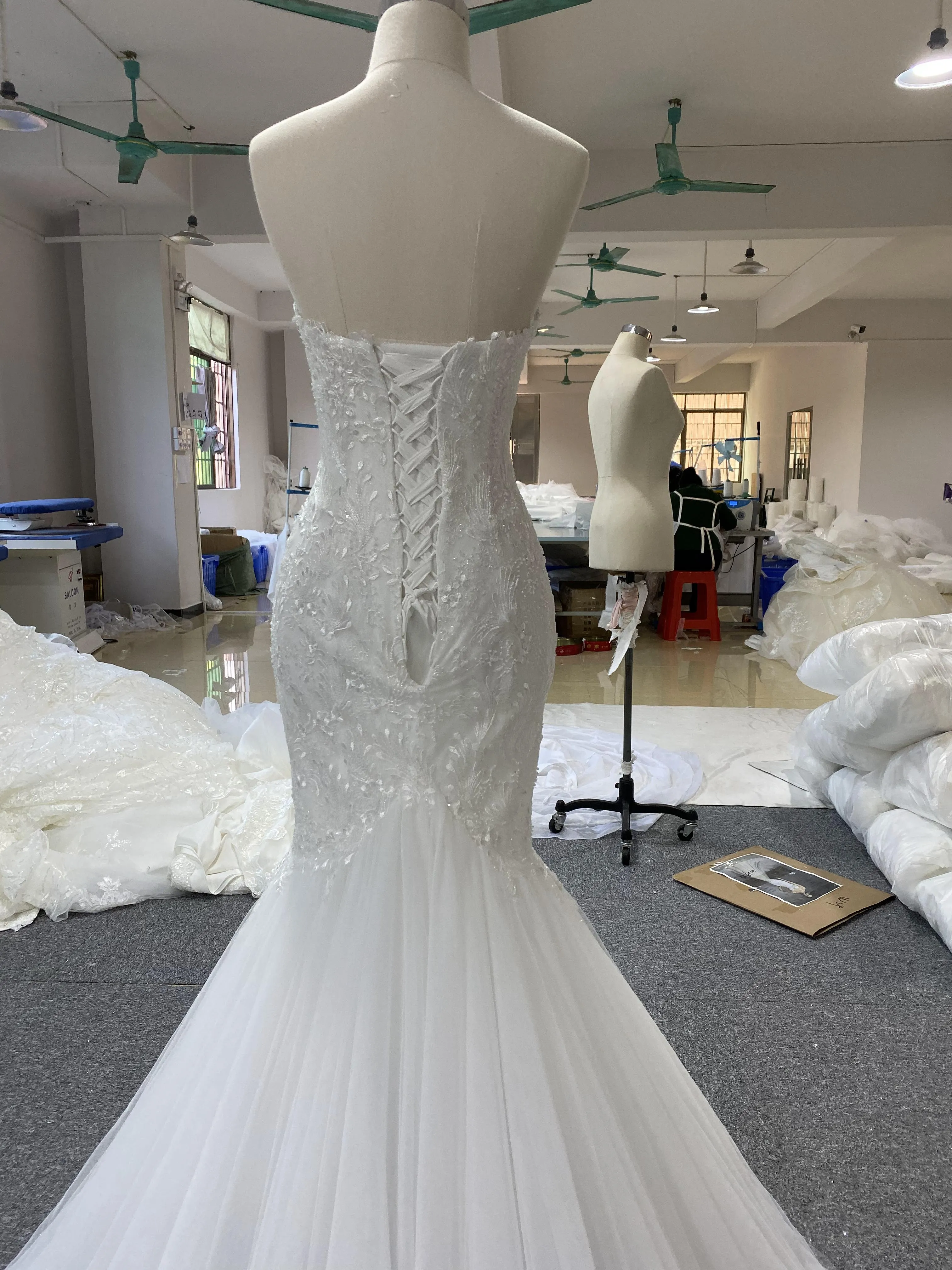 BYG W26 2020 strapless mermaid style wedding dress