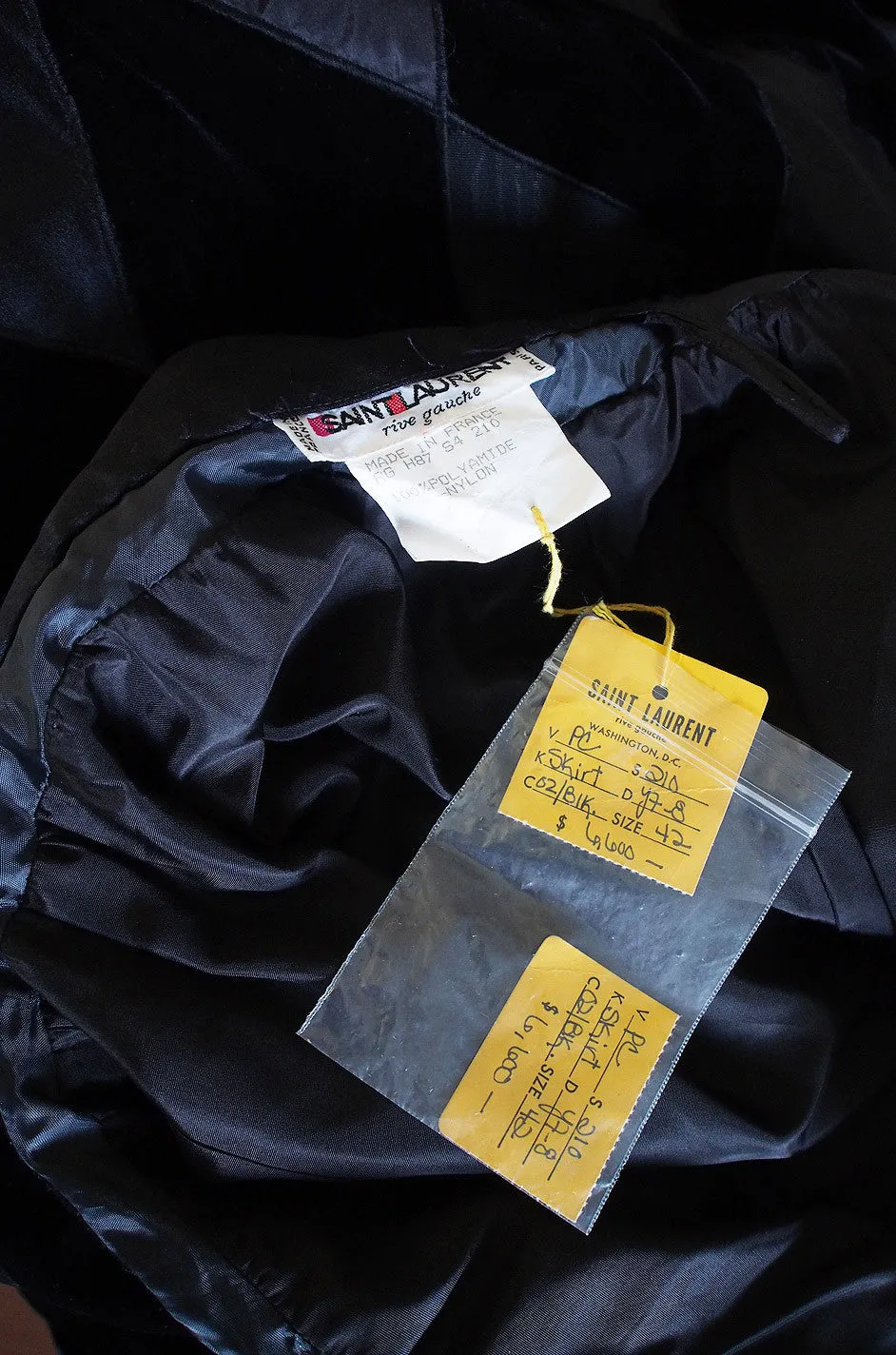 c1980 XL Yves Saint Laurent Ball Gown Skirt
