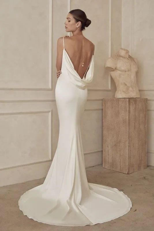 Casablanca Size 12 LE149 Ave Diamond White Gown