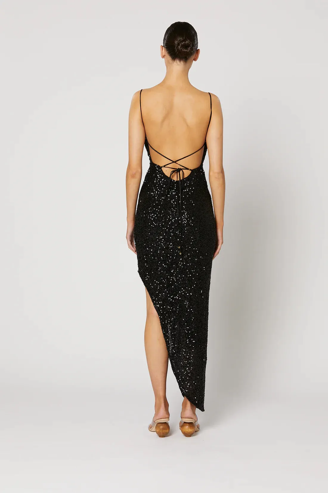 CHANDRA ASYMMETRICAL DRESS