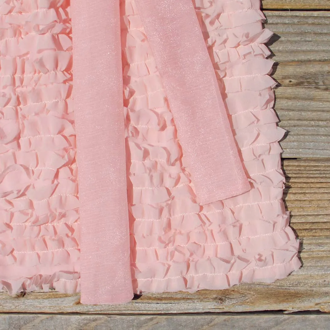 Chiffon Tart Dress in Peony