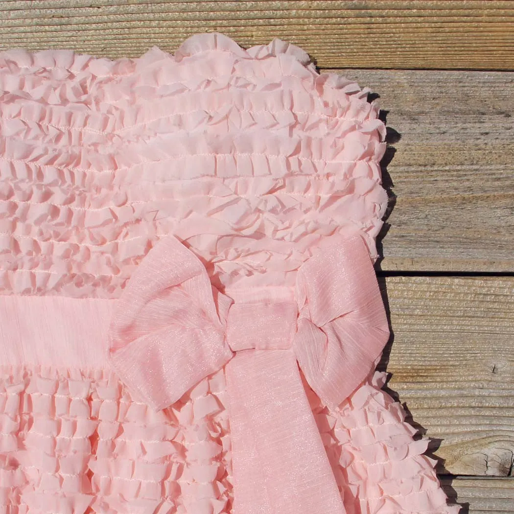 Chiffon Tart Dress in Peony