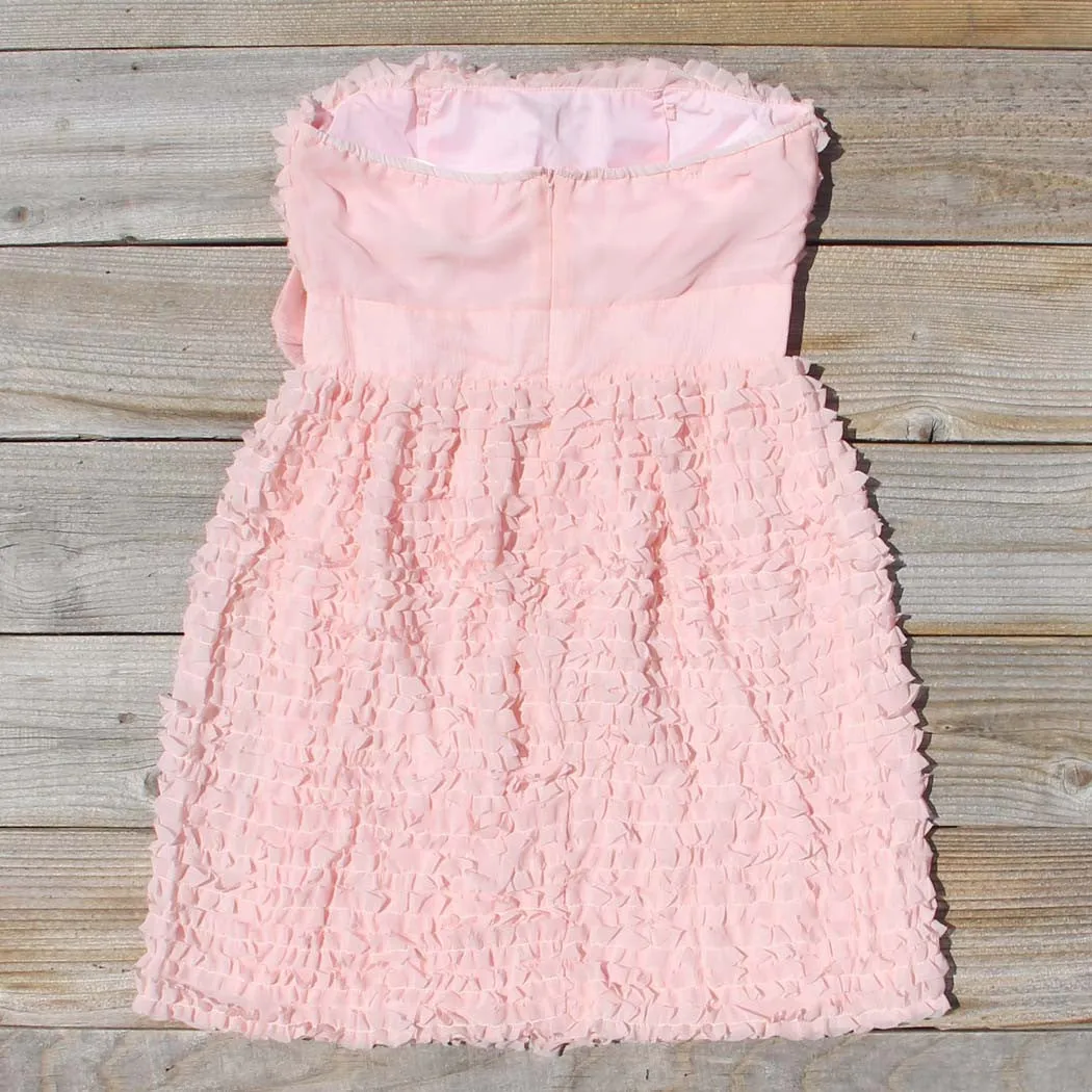 Chiffon Tart Dress in Peony