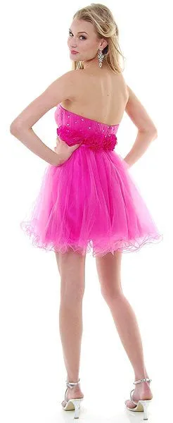 CLEARANCE - Cinderella Divine 414 Short A-Line Tulle Dress (Size 6)