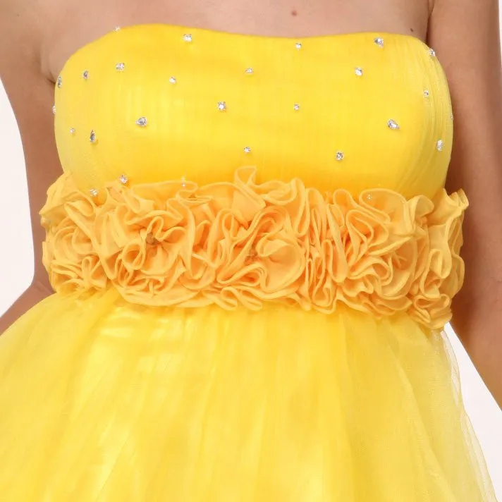 CLEARANCE - Cinderella Divine 414 Short A-Line Tulle Dress (Size 8)