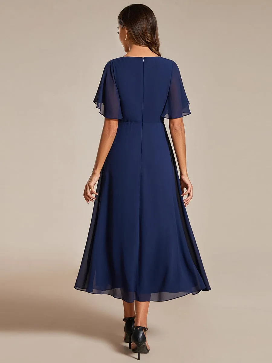 Corrieanne plus size midi Mother of the bride/groom dress
