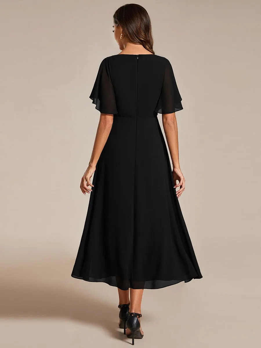Corrieanne plus size midi Mother of the bride/groom dress