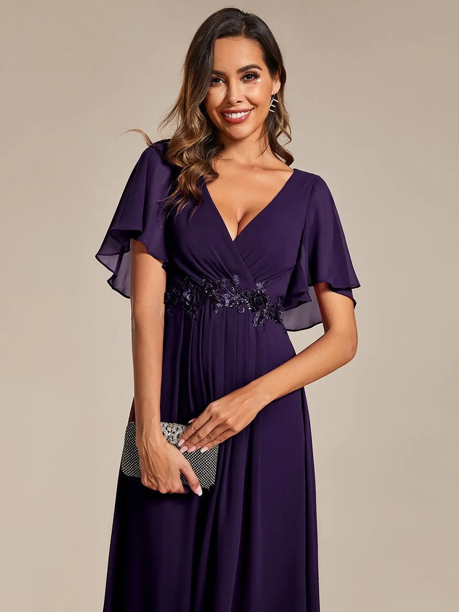 Corrieanne plus size midi Mother of the bride/groom dress