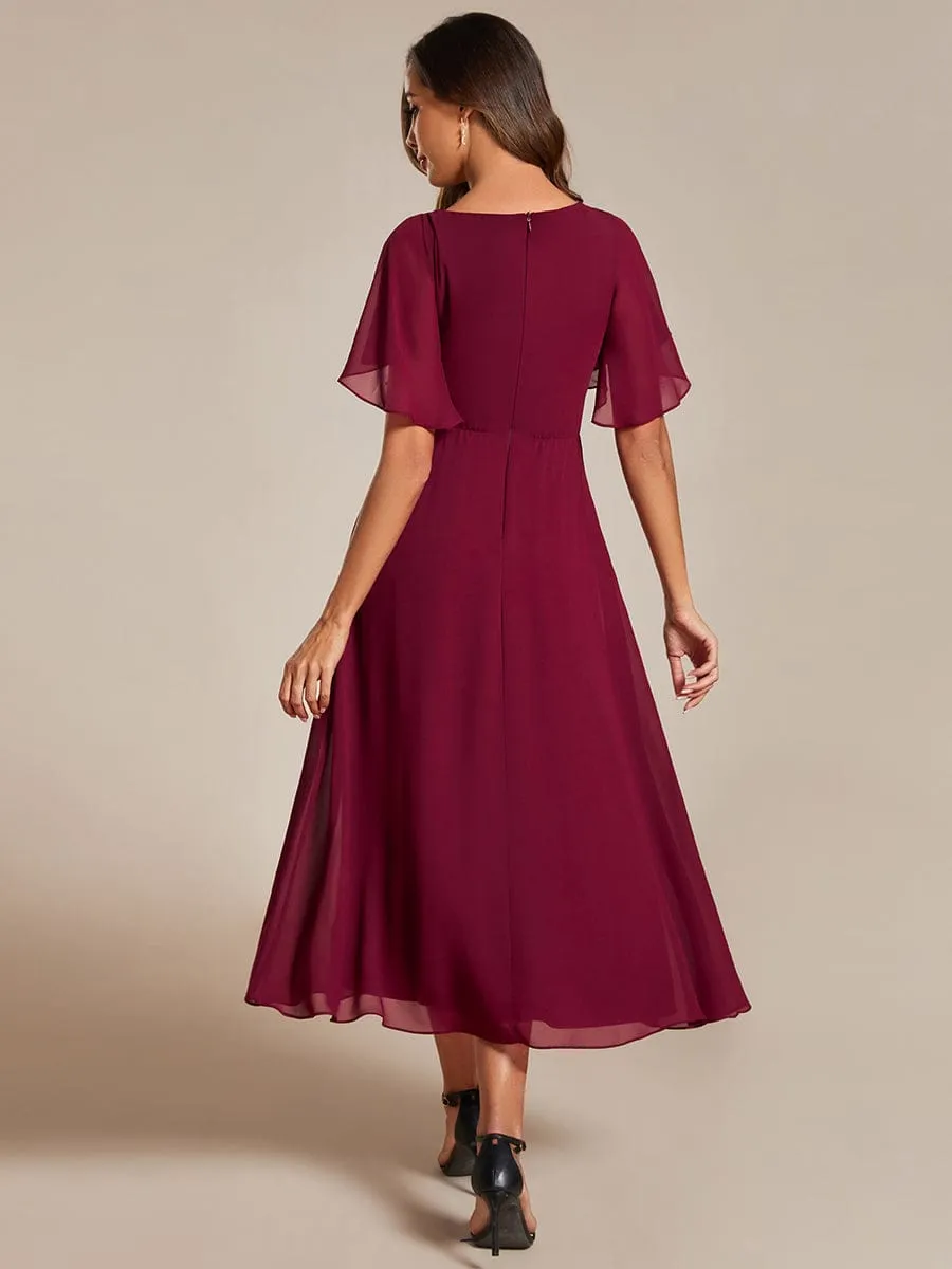 Corrieanne plus size midi Mother of the bride/groom dress