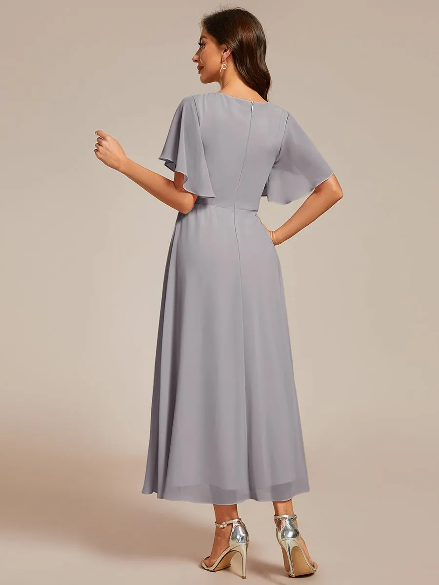 Corrieanne plus size midi Mother of the bride/groom dress