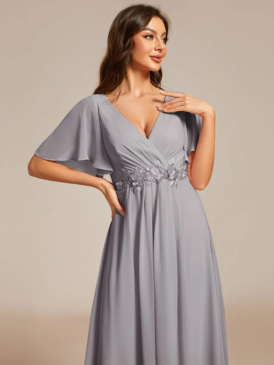 Corrieanne plus size midi Mother of the bride/groom dress