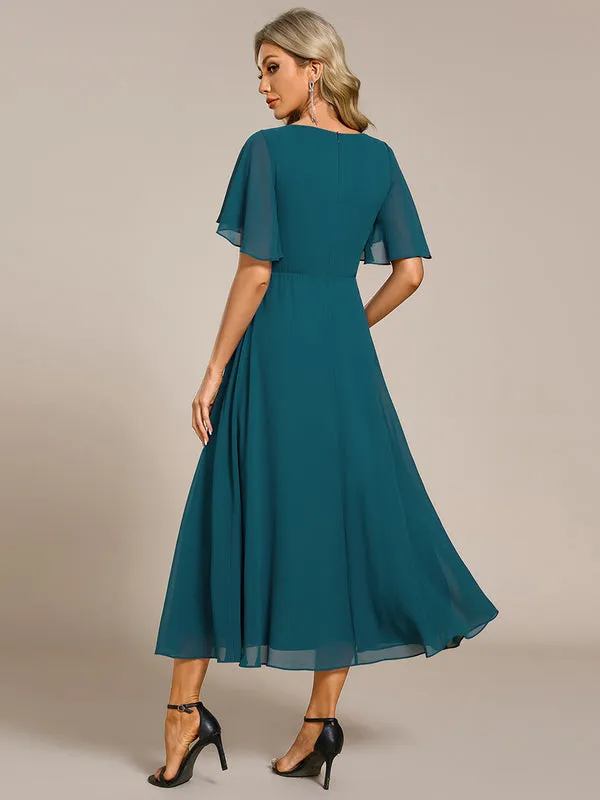Corrieanne plus size midi Mother of the bride/groom dress