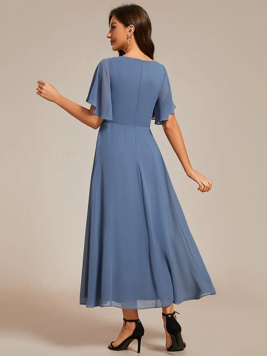Corrieanne plus size midi Mother of the bride/groom dress