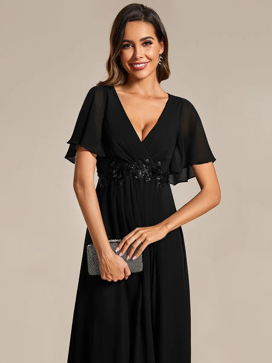 Corrieanne plus size midi Mother of the bride/groom dress