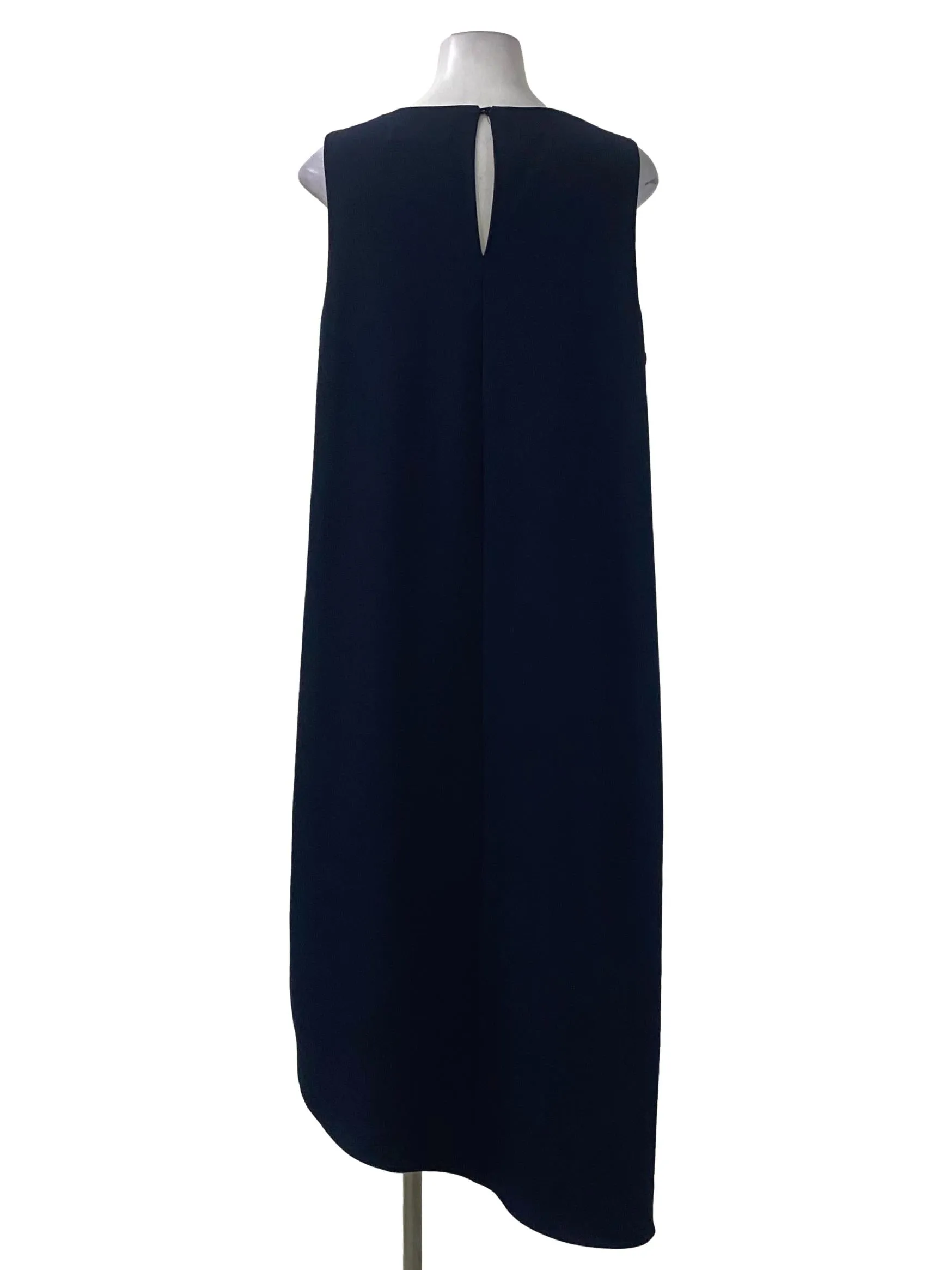 Dark Blue Asymmetrical Dress