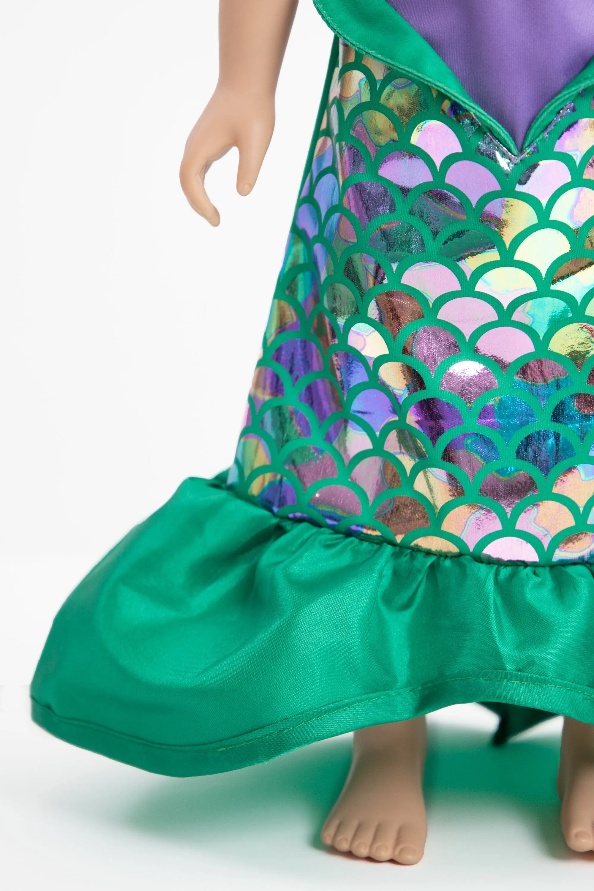 Doll Dress Classic Mermaid - Out of Stock (Available for Backorder)