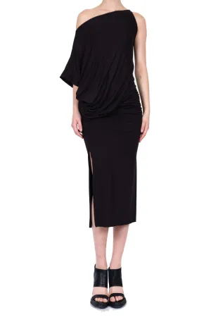 Draping Midi Dress