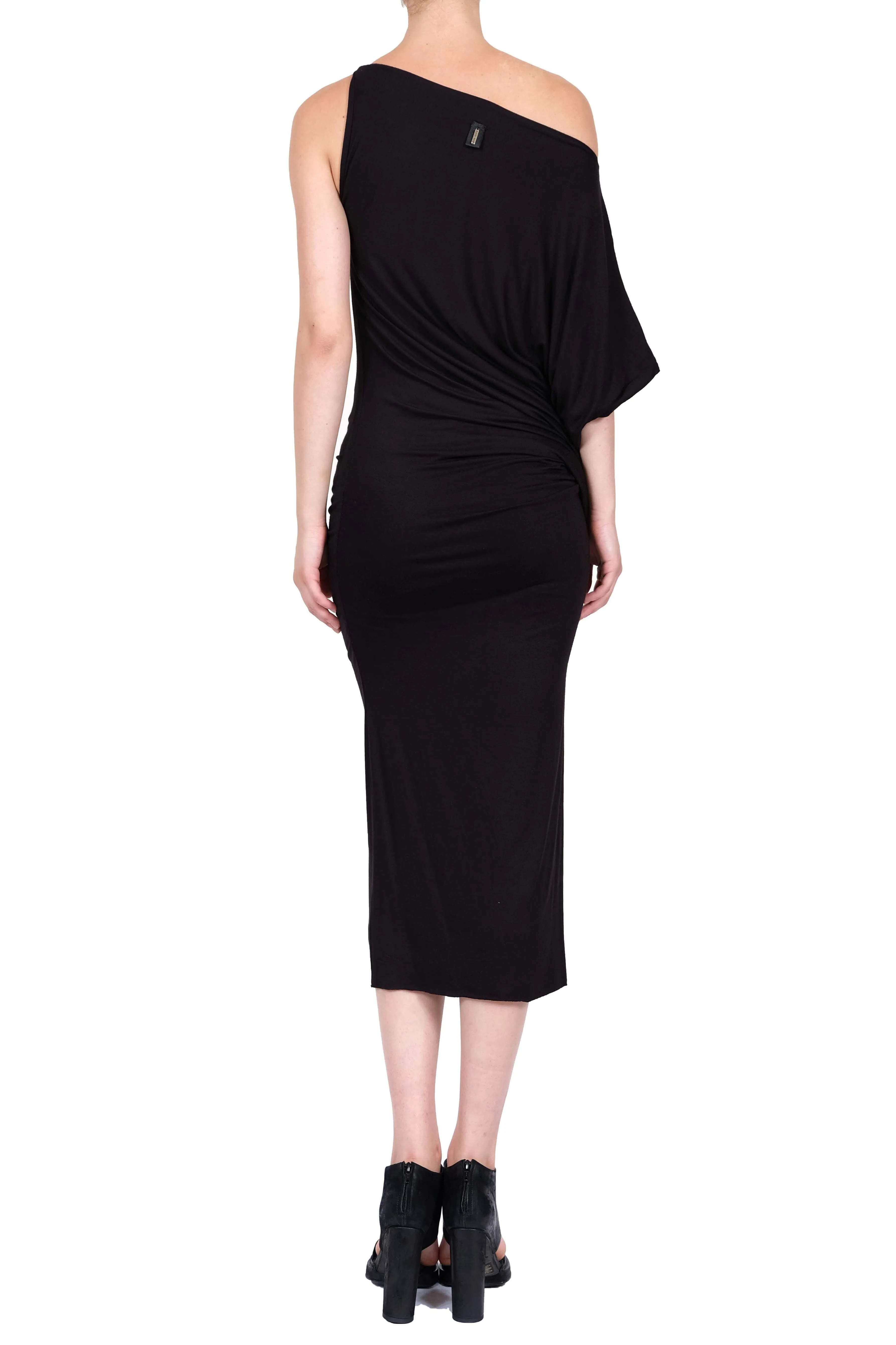 Draping Midi Dress
