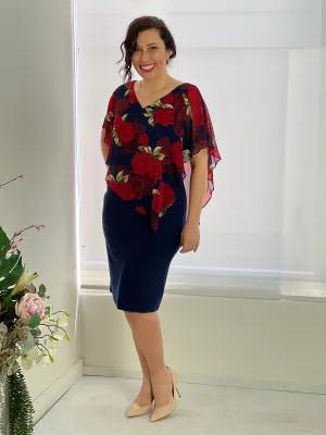 Eden Navy Evening Dress