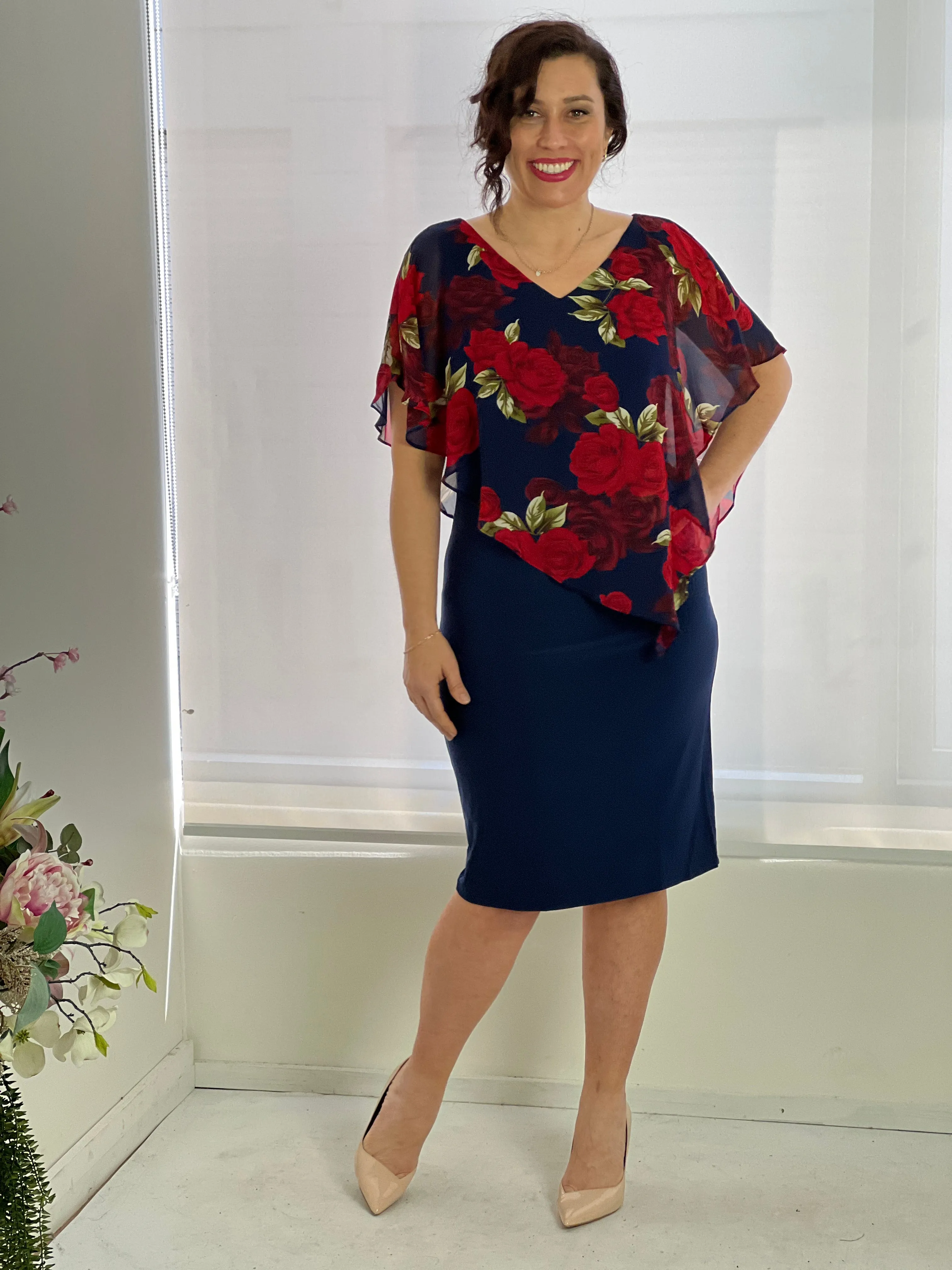 Eden Navy Evening Dress