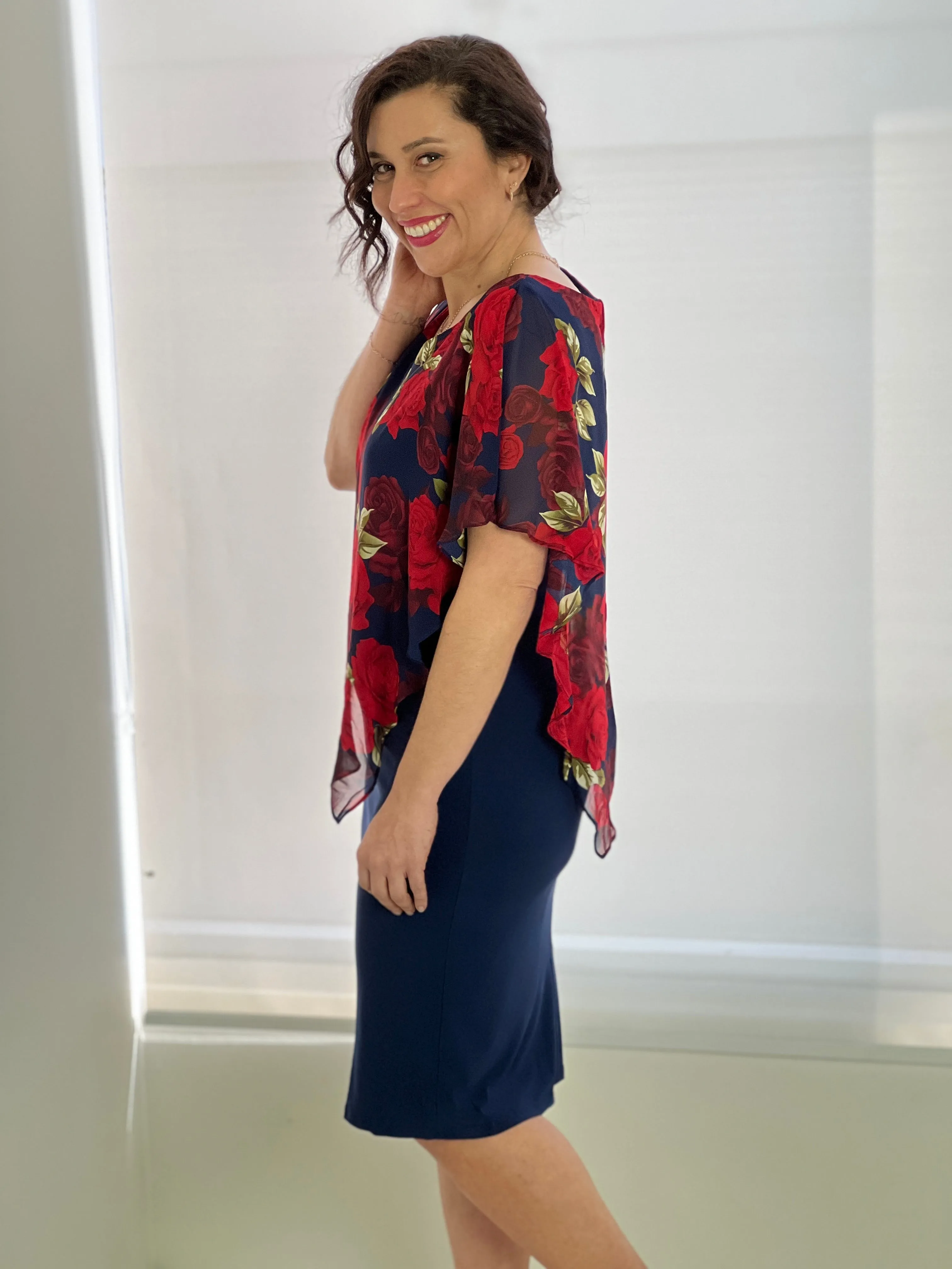 Eden Navy Evening Dress